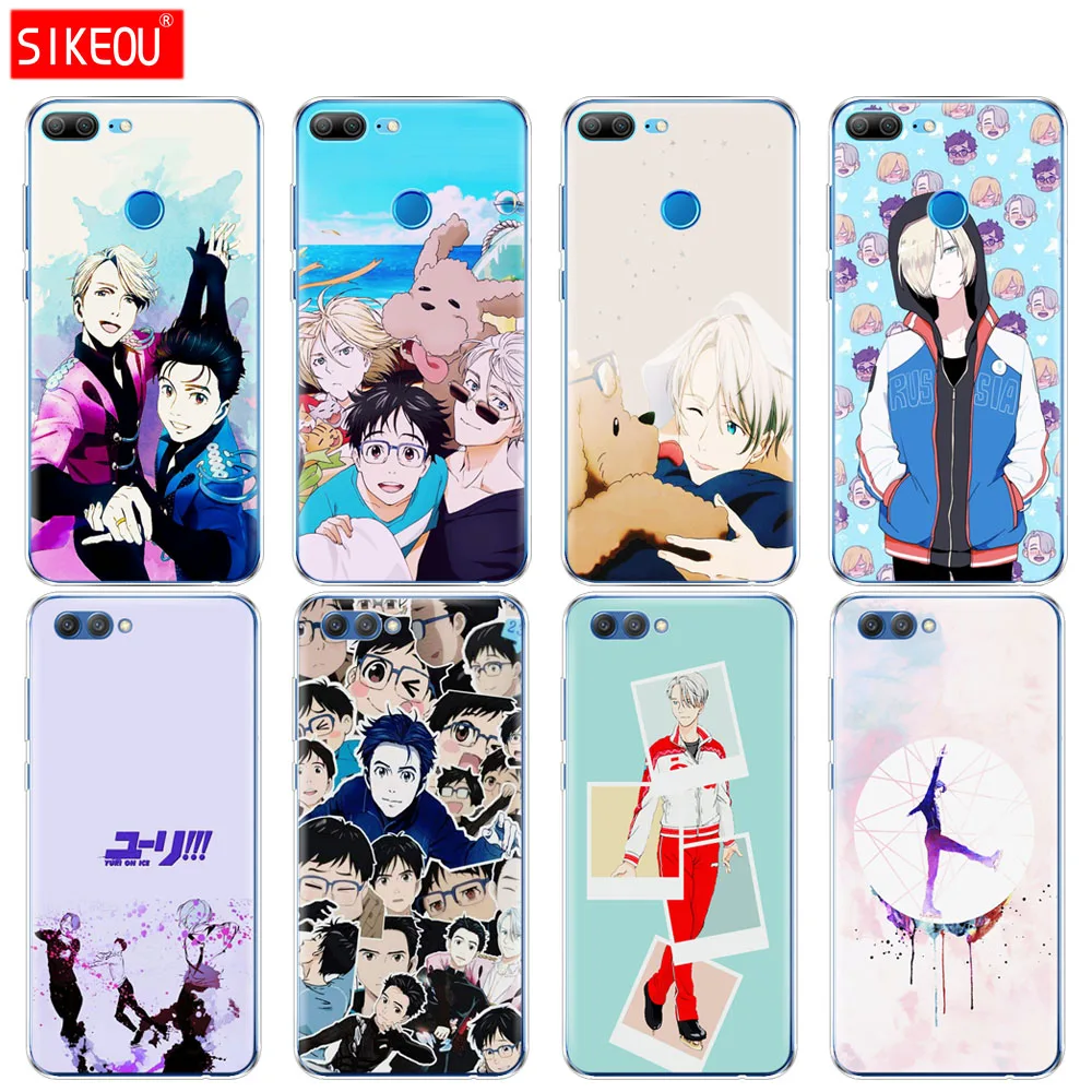 

Silicone Cover phone Case for Huawei Honor 10 V10 3c 4C 5c 5x 4A 6A 6C pro 6X 7X 6 7 8 9 LITE yuri on ice history maker