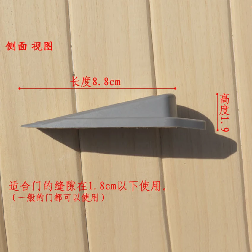 Us 1 0 40 Off Rubber Wedge Door Stop Children Security Door Holder Safety Prevent Keep Door From Slamming Random Color In Gates Doorways From
