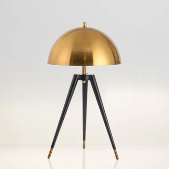 

Postmodern Three Tripod Gold Table Lamp Italian Designer Lamps Creative Office Led Floor Lamp Bedroom Bedside Home Decor Lights