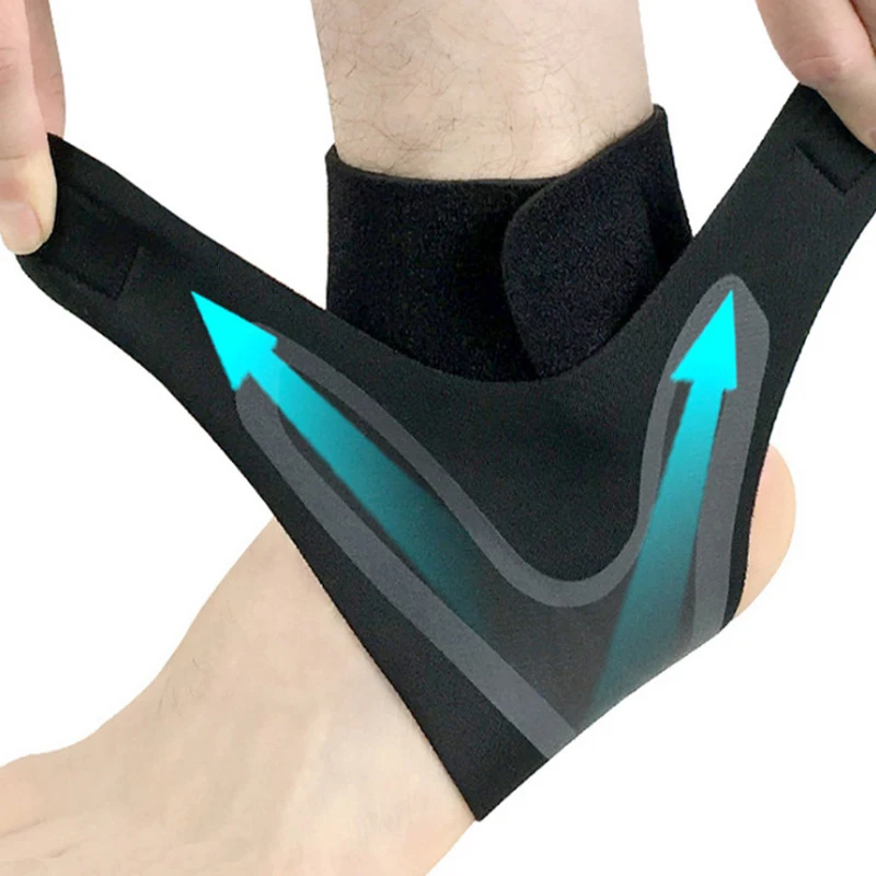 

1PCS Ankle Support Sport Socks Foot Protect Bandage Sprain Prevention Elasticity Adjustment Protection Sport Fitness