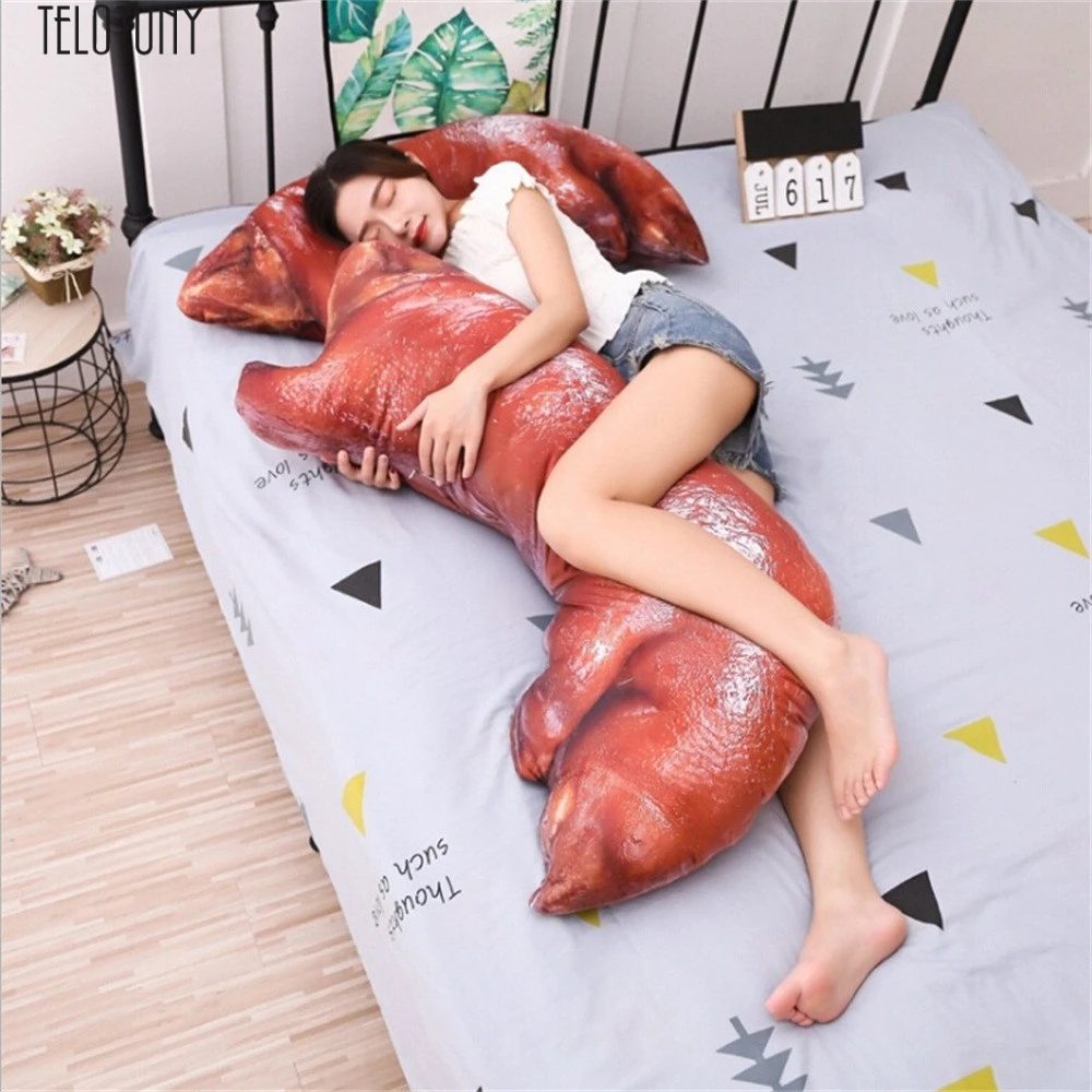 

TELOTUNY simulation Pig Simulation trotters Pillow Cushion toy Funny Cute Pillow Fun Guarantee toy Z0202