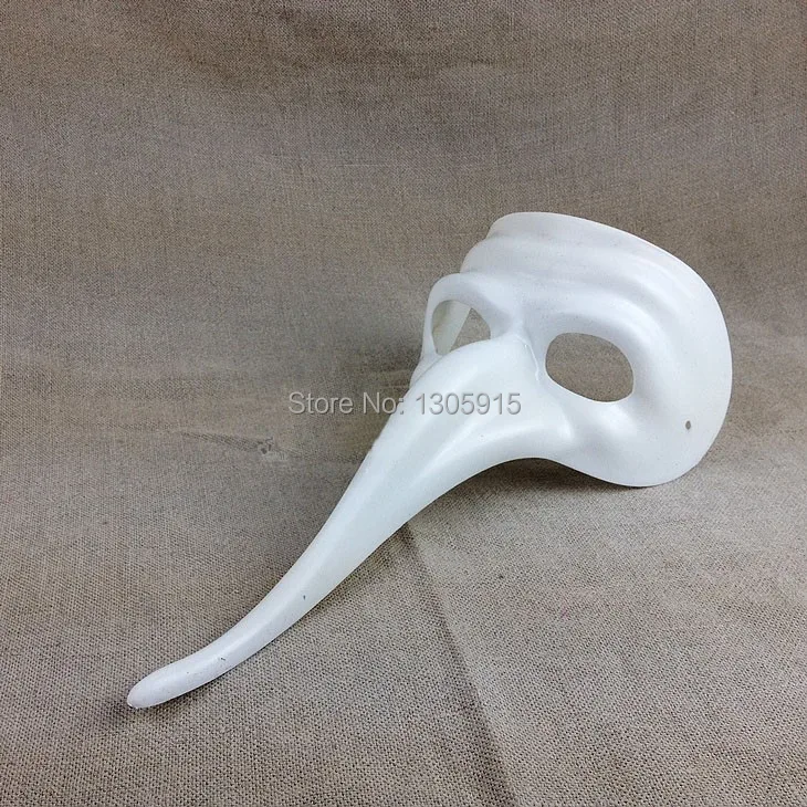 Белая маска цветные рисовальные маски diy длинный нос маска|long nose mask|white maskmask color |