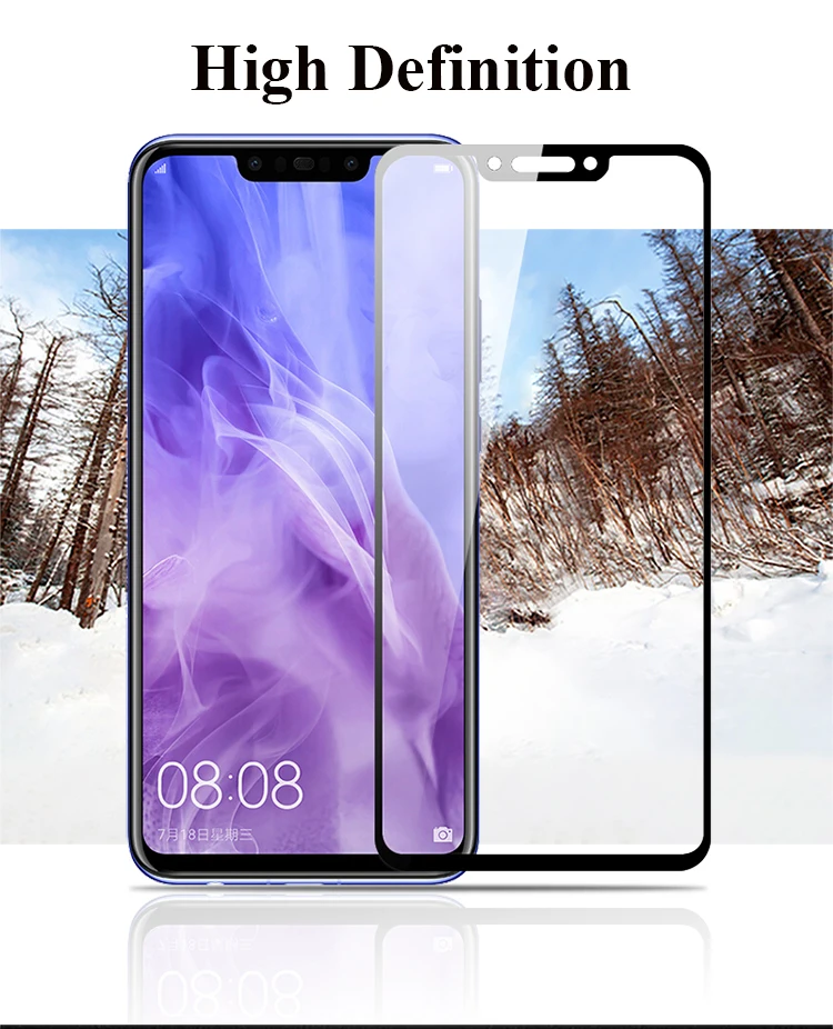 2 упаковки закаленное стекло для Huawei Nova 3i защита экрана 9H на телефон Защитное стекло для Huawei Nova 3 стекло