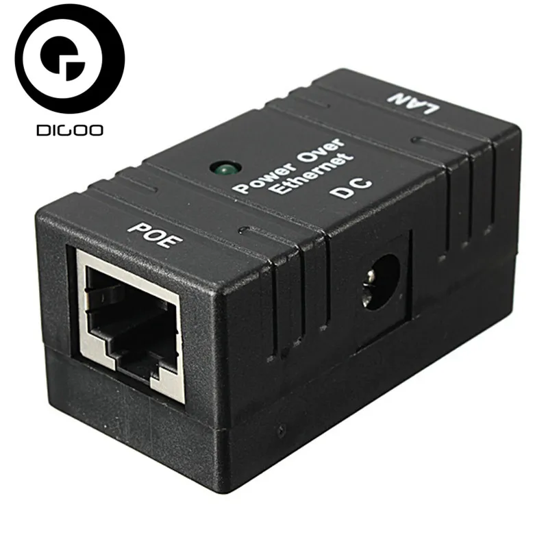 DIGOO 10M/100Mbp Passive POE Power Over RJ 45 Injector