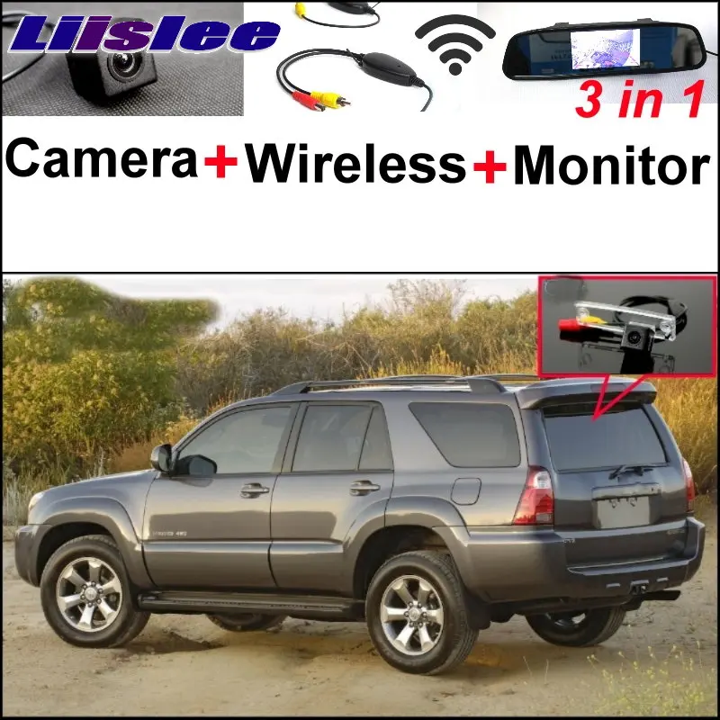Liislee 3 in1 Special Wifi Camera+Wireless Receiver + Mirror Monitor Easy Parking System For TOYOTA 4Runner SW4 N210 Hilux Surf