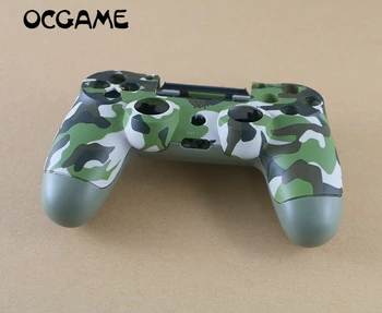 

OCGAME Camouflage Front+Back Hard Plastic Upper Housing Shell Case for PS4 Pro Wireless Dualshock 4 Pro Controller JDS040 Cover