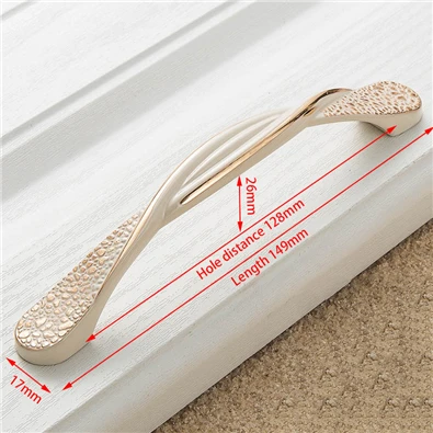 KAK-Zinc Aolly Handle Cabinet, Marfim Branco, Armário