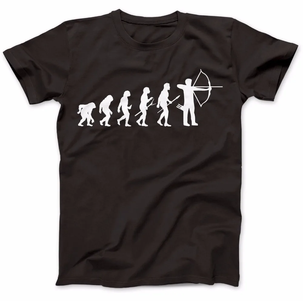 

Stranger Things Design T Shirt 2018 Cool Short Sleeve Men T Shirt Archery Evolution Archer Shirt Designer