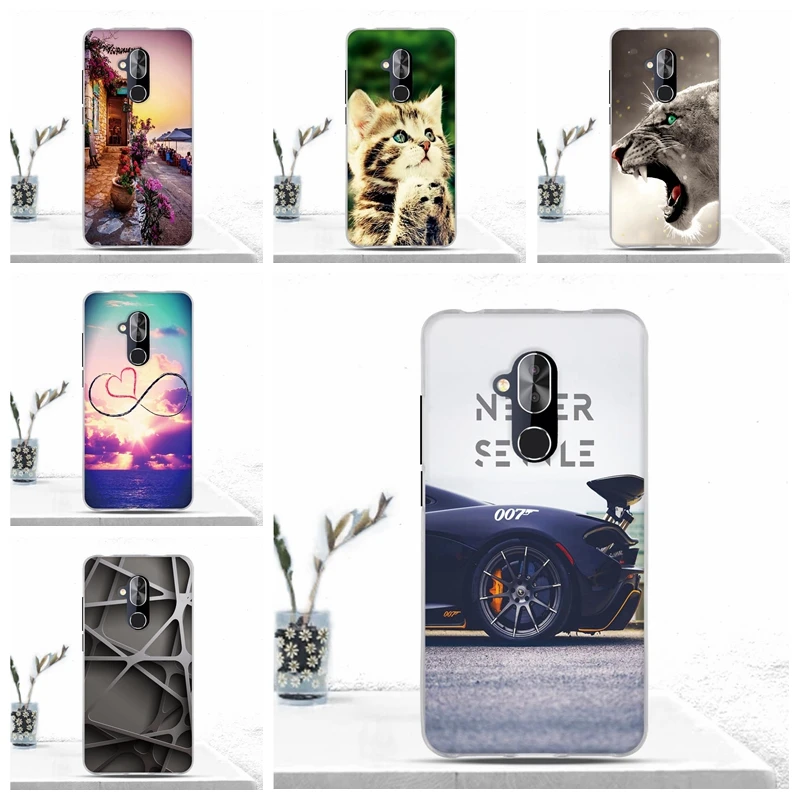 Чехол Fundas для Alcatel 7 чехол мягкий силиконовый из ТПУ бампер Capas корпус | Мобильные