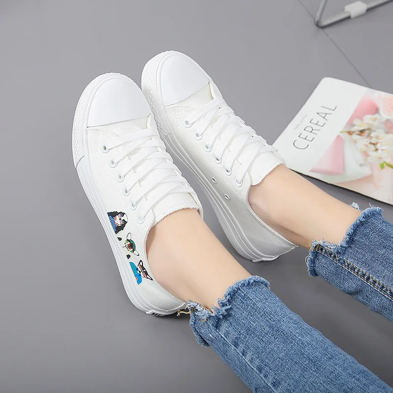 spring Autumn women shoes Small white shoes luminous classic canvas back to the future sneakers for girl breathable  (4)