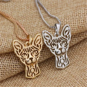 

Europe and the United States selling cute kittens pet cat necklace pendants hipster men and women jewelry