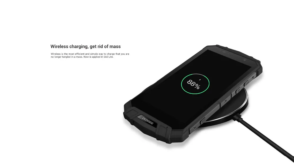 DOOGEE S60 Lite 5,2 ''IP68 Водонепроницаемый 4G смартфон 5580 мАч MTK6750T Восьмиядерный 4 Гб ОЗУ 32 Гб ПЗУ Android 7,0 NFC мобильный телефон