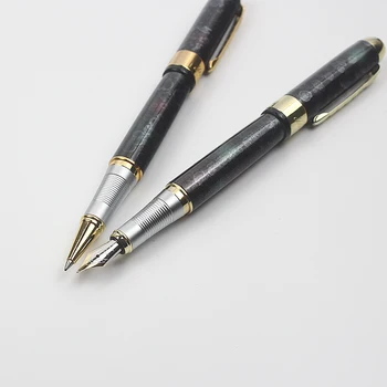 

New Style Luxury Metal Fountain Pen & Roller pen 0.5mm Iraurita The Nib Good Gift ink Pen For Friend Office School Supplies
