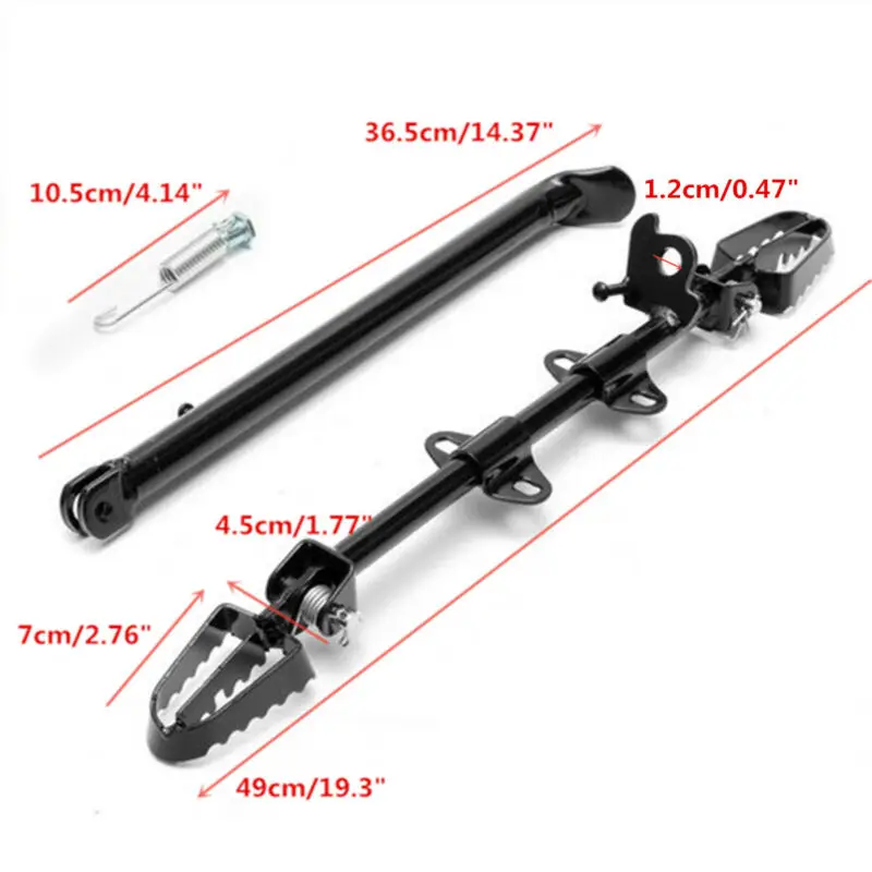 Велосипед подходит 140cc 110cc подставка для ног с боковым креплением подставка для ног Яма Грязь вертикальный тумблерный переключатель Peg 125cc подходит для всех велосипедов с двигателем в стиле Honda C90