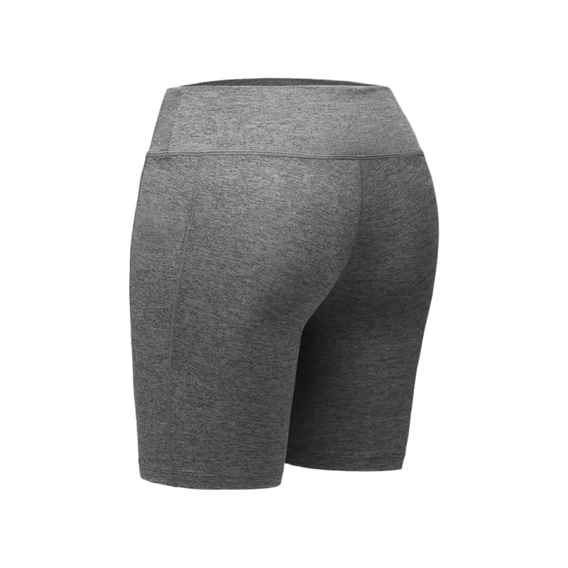 Quick Dry Women Compression Shorts Elastic Running Fitness Gym Shorts Feminino Fitness Workout Shorts with Pocket HX02