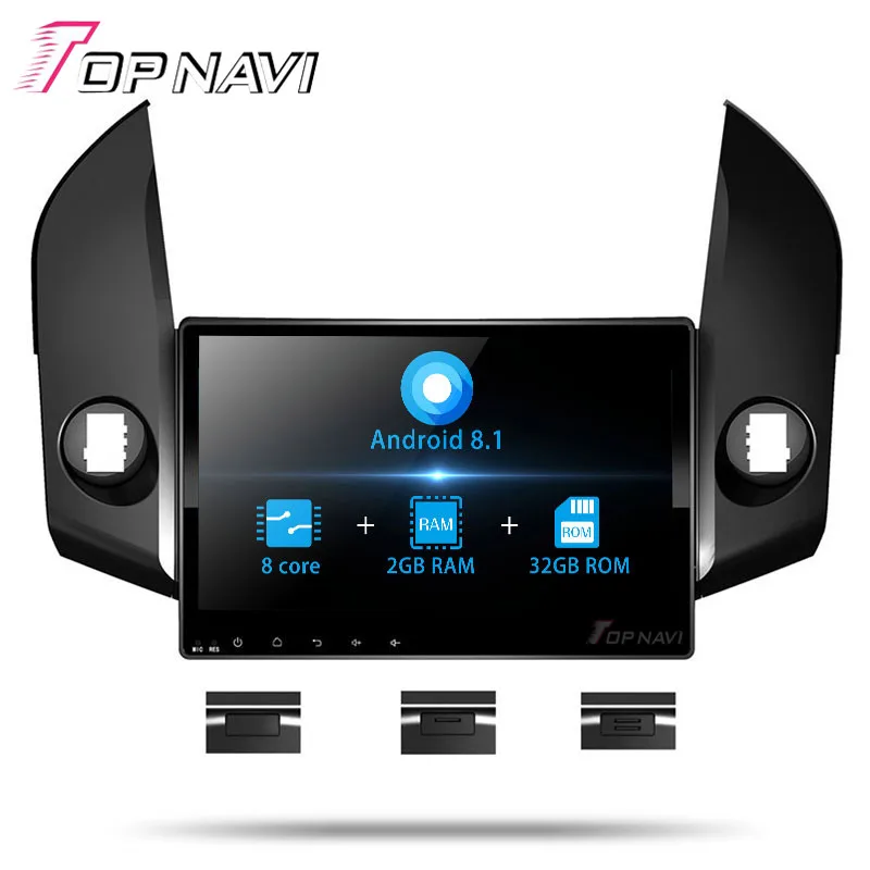 Авторадио автомобильный gps-навигатор для Toyota RAV4 2009 2010 2011 2012 Android 8 1 10 дюймов