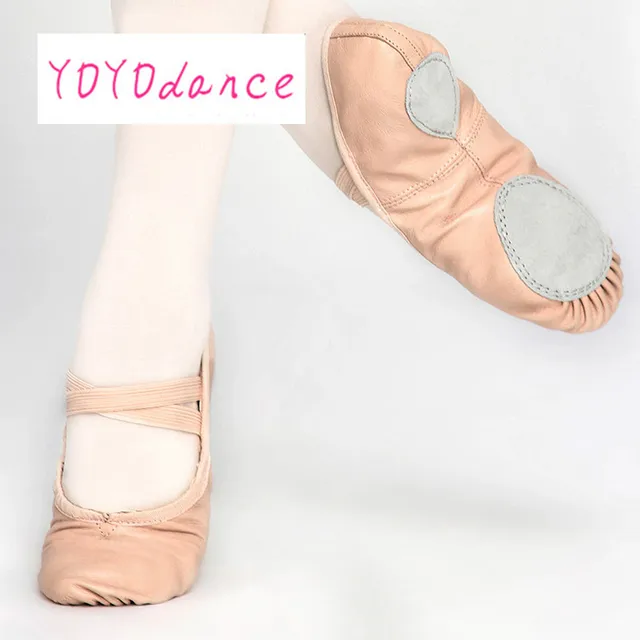 Brand New Genuine Leather Ballet Dance Shoes Professional Soft Girls/Women Ballet Shoes Full