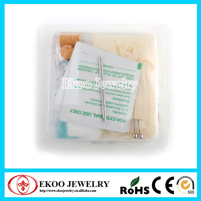 

High Quality Sterilized Lip Ring Body Piercing Needle Kit Professional Body Piercing Kit Lot of 10pcs