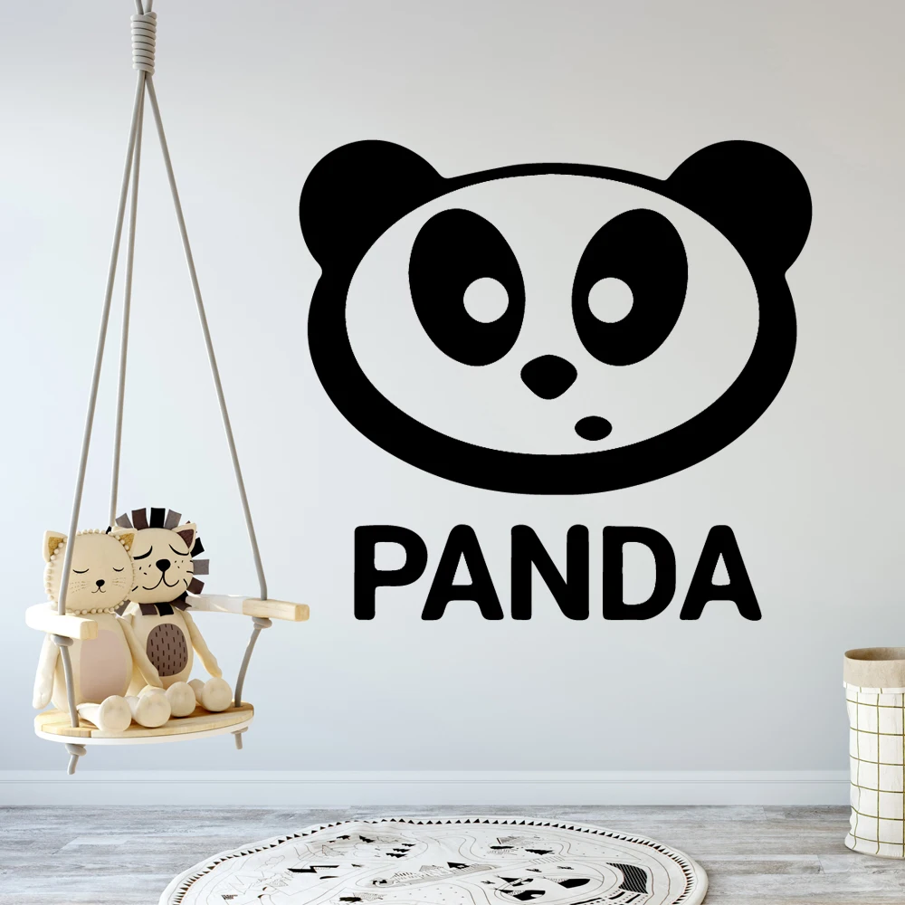 

Cartoon pandas Home Decoration Accessories For Kids Rooms Nursery Room Decor Waterproof Wall Art Decal