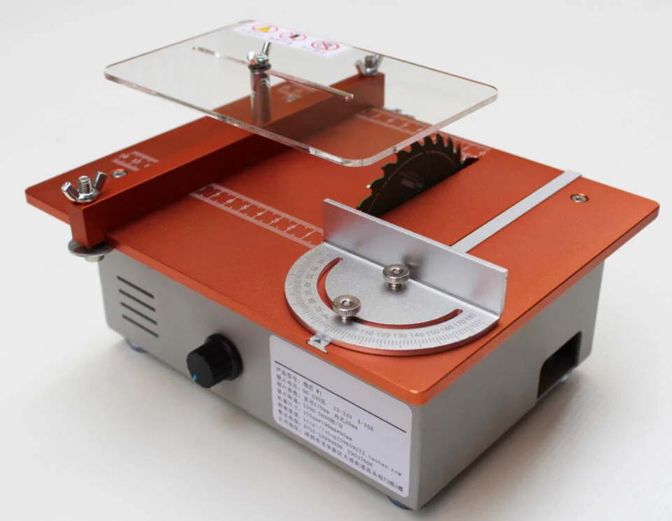 

Mini DIY Table saw Table Woodworking Cutting Machine Mini Cutter Acrylic Wood PCB Cutter Stepless