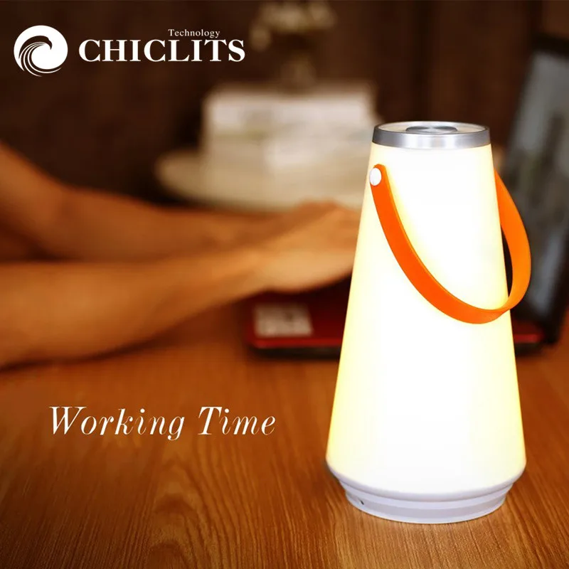 

New Portable Night Light LED Outdoor Camping Light Retro Dimmable Night Light Touch Sensor Control Camping Light For Gifts