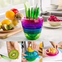 10in1 obst gemüse Werkzeug Kit Kreative design blumentopf Kunst elegant chic vielseitig entsafter Fruit Schredder Küche Werkzeuge