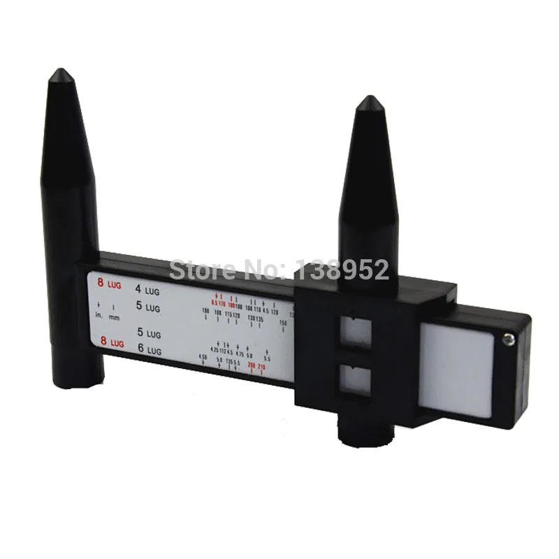 PCD Ruler Hub 4 5 6 8 LUG Bolt Patterns Gauge Caliper Measuring Tool Vehicle Auto Car Modification Tools | Инструменты