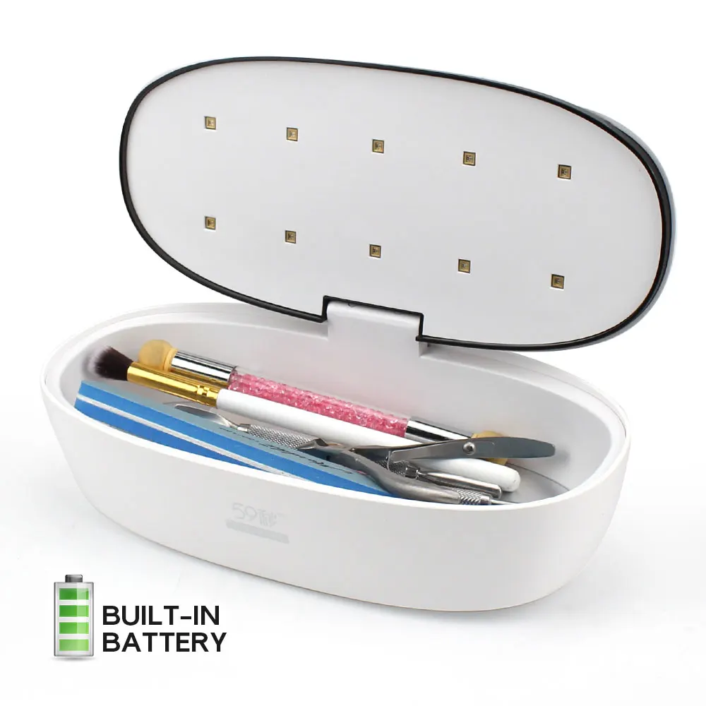 

LED UV Sterilizer Box Ultraviolet Light Sanitizer for Cleaning Cosmetic Nail Tools Toothbrush Beauty Manicure Pedicure Salon Art
