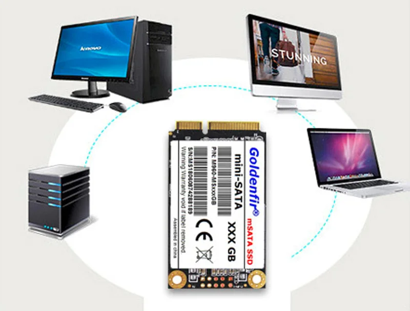 Goldenfir SSD mSATA SSD SATA 3 III SATA II HD SSD твердотельный накопитель 2 ТБ 1 ТБ 960GB 480GB 256GB 240GB 128GB 120GB 240GB 120G