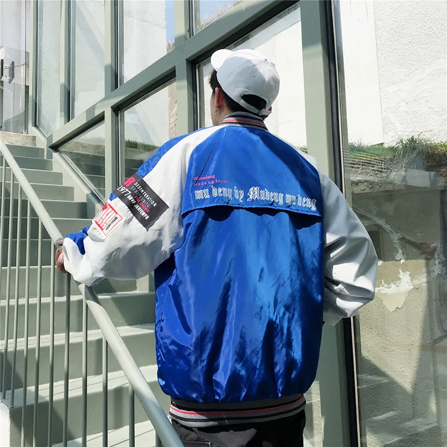 Baseball Casual Zipper Jacket Men Streetwear Autumn Street Style Jackets Men Spring Coats South Korea Summer Jacket Thin 50J0200 Baseball Casual Zipper Jacket Men Streetwear Autumn Street Style Jackets Men Spring Coats South Korea Summer Jacket Thin 50J0200