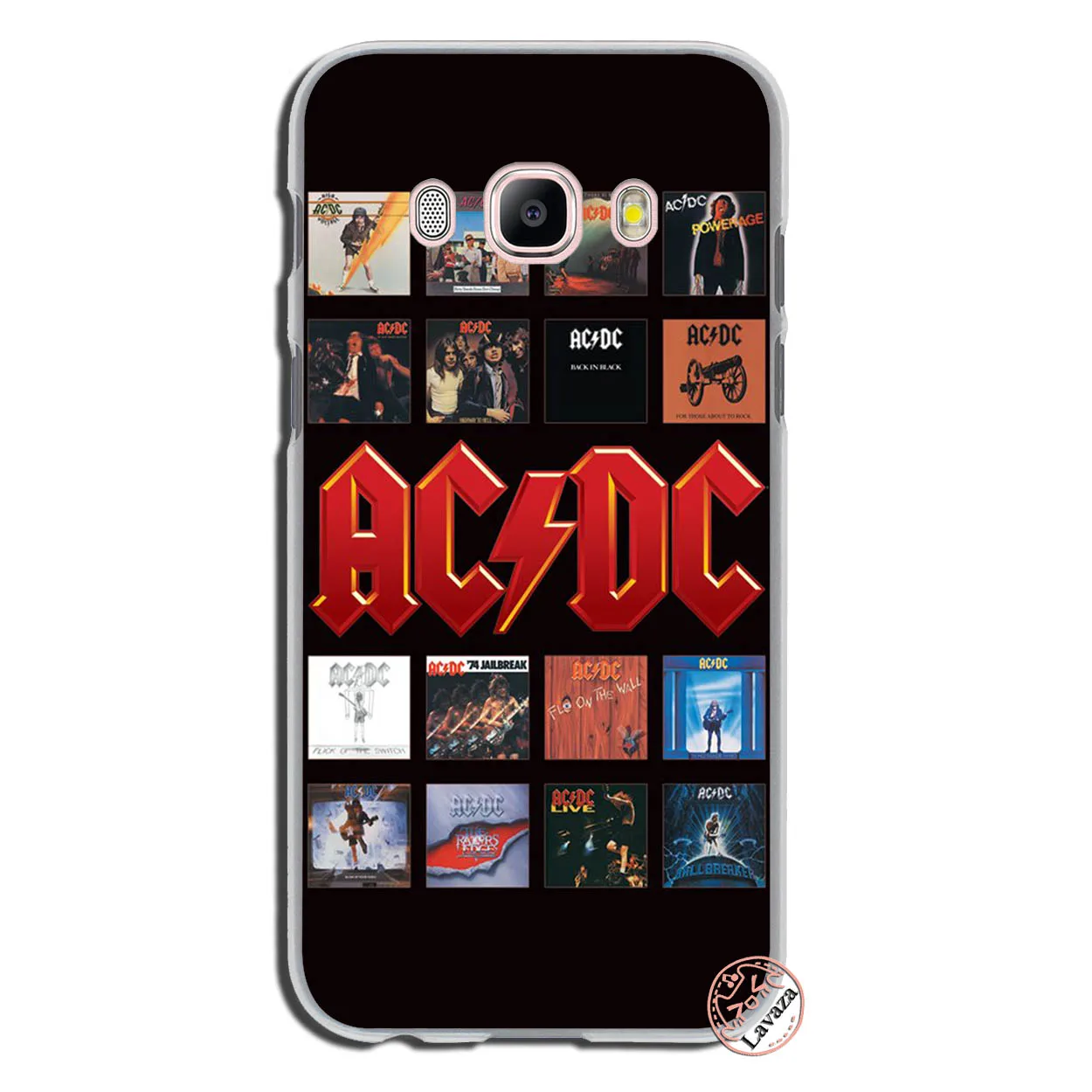 Lavaza ac dc плакат ACDC музыка жесткий чехол для телефона с рисунком в виде чехол для samsung Galaxy S10 E S10E S8 S9 плюс S6 S7 Edge Plus телефонные чехлы - Цвет: 12