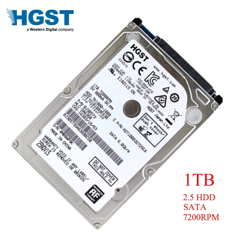  HGST marca Laptop PC 25 