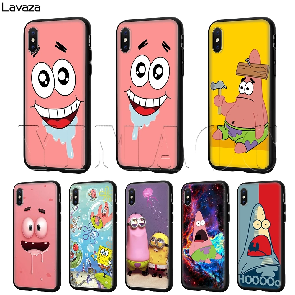 Lavaza Патрик звезда чехол для iPhone 11 Pro XS Max XR X 8 7 6 6S Plus 5 5s se |