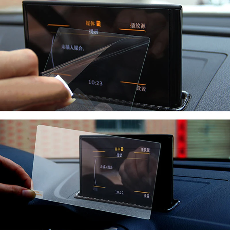 Для Audi A3 8 В 2013 gps навигации закаленное Стекло Экран крышка защитная пленка 8 дюймов автомобильные аксессуары