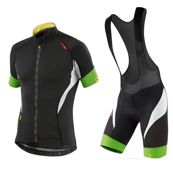 MAVIC-cycling-jersey-greengreen-clothing-black-bib-shorts-suit-bike-bicycle-jersey-ropa-ciclismo-bicicleta