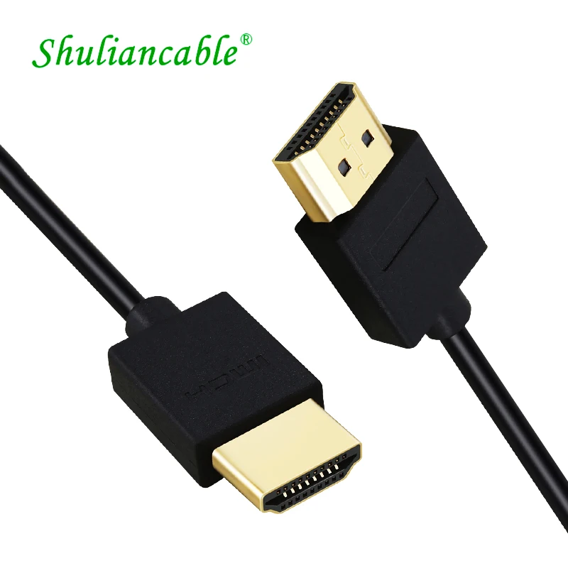 Shuliancable HDMI кабель высокоскоростной HDMI Male-Male 2,0 1080P 3D для Apple tv xbox компьютера 1 м 1,5 м 2 м 3 м 5 м 7,5 м 10 м HDMI