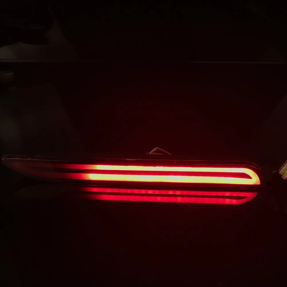 Динамический поток последовательный отражатель светодиодный задний бампер тормозной индикатор поворота светильник для Toyota Wish Sienna Camry Verso harrier fortuner