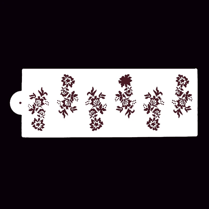 Flower Vine Cake Stencil for Wedding Cake Decoration Flower Stencil