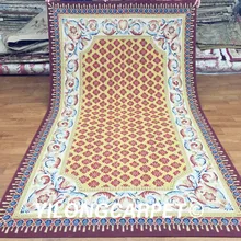 Yilong 5'x8' желтый ручной работы французская китайская Шерсть ковер Обюссон ковер(Au04-5x8
