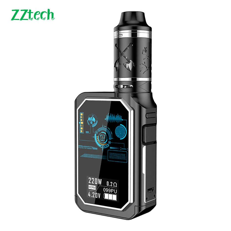 ZZtech многофункциональная электронная сигарета X24 DWT 220 коробка мод комплект Vape 4600mAh