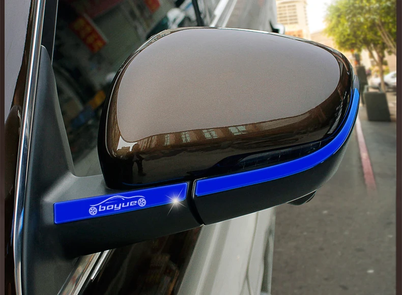 Lsrtw2017 Автомобильная Накладка заднего вида с защитой от царапин для Geely Boyue Atlas интерьерные молдинги аксессуары
