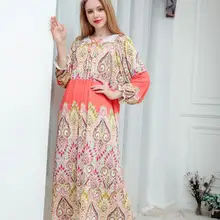 Настоящая фотография для женщин Весна Осень Печать Длинные свободные буретки бурретт одежда для сна ночнушка пижамы ночные халаты RB301