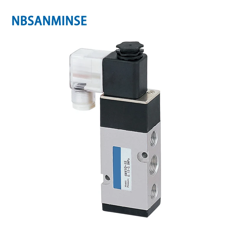 4M410 4M420 4M430G 1/2 тип коллектора Соленоидный клапан одиночный двойной катушки пневматический клапан Sanmin