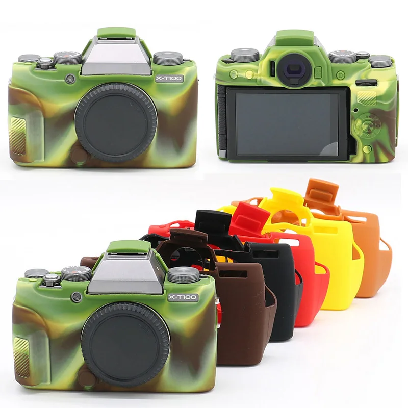 

Sleeplion Soft Silicone Camera Case for Fuji XT100 Protective Rubber Case For Fujifilm XT-100 Mirrorless System Camera Rubber