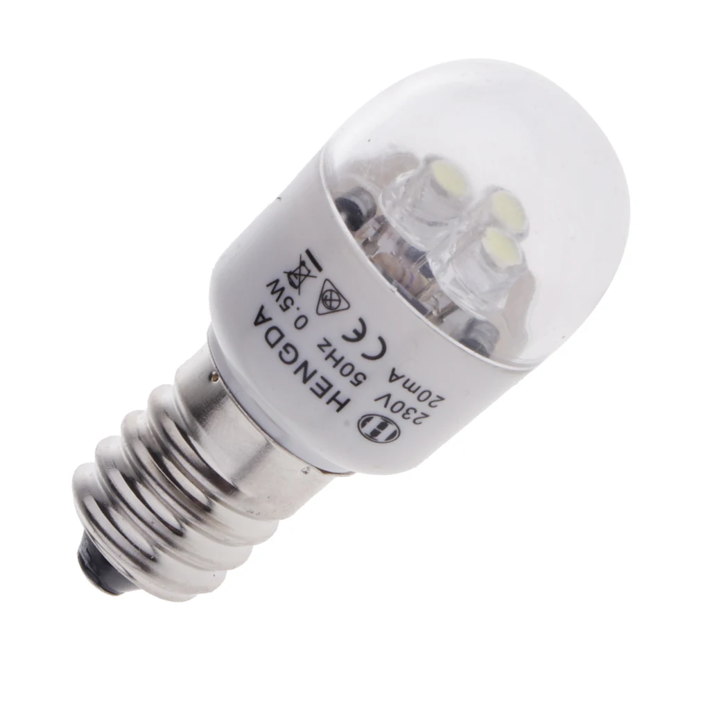 

White Household Sewing Machine LED Light Bulb 0.5W 220V for Brother, Singer, Feiyue, Acme, Juki