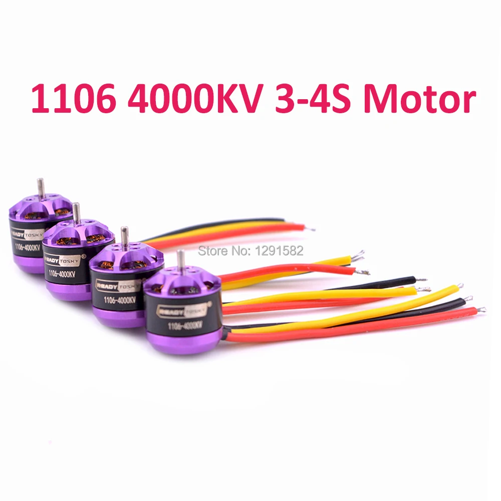 

Mini 1106 4000KV Brushless Motor 3-4S for 60mm 70mm 80mm 90mm 100mm FPV RC Racing Drone Multicopter DIY Spare Part