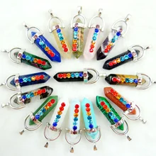 Натуральный камень lapis тигровый глаз кварц кристалл бирюза lapis тигровый глаз кулон для diy ювелирных изделий ожерелье аксессуары 24 шт