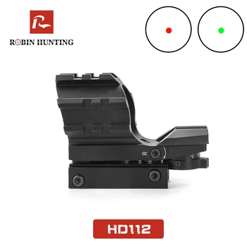 

Robin Hunting HD112 Mini Red Dot Sight Multi-reticle Red Green Dot Illuminated Hunting Optics Scope With Rail Mount