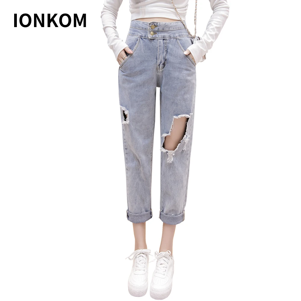 extreme destroyed jeans