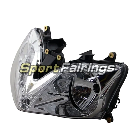 Фара в сборе ПОДХОДИТ Honda CBR600 F4i год ввиде горшка 01-07 2001 2002 2003 2004 2005 2006 2007 Спортбайк Мотоцикл фары прозрачные линзы